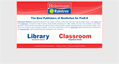 Desktop Screenshot of heinemannraintree.com